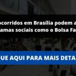 Atos ocorridos em Brasília podem afetar programas sociais como o Bolsa Família